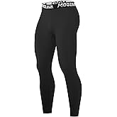 Moozava Mens Compression Pants Running Leggings Spandex Gym Workout Tights Athletic Sport Base Layer Cycling Football Soccer