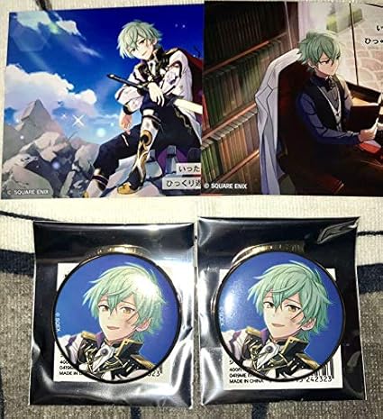 Amazon 斎樹巡 缶バッジ キャラバッジ ポエムカード ブロマイド ワールドエンドヒーローズ アニメ 萌えグッズ 通販