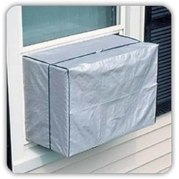 Outdoor Window AC Cover Air Conditioner Protects Window-style Air Conditioners From Dirt and Debris in the Off-Season