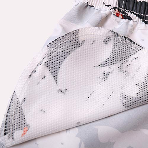 Simayixx Shorts for Men Plus Size, Teens Splashing Ink Swim Trunk Swimming Beach Swimwear Suit Quick Dry Bathing Pockets Tops