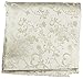 Paul Malone Silk Necktie with matching Pocket Square and Cufflinks Ivory Floral