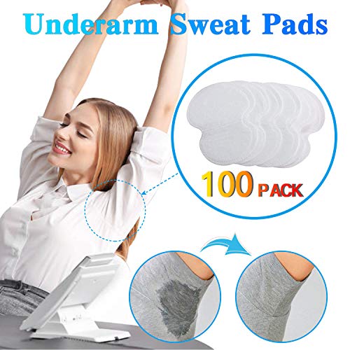 Underarm Sweat Pads - Armpit Sweat Pads [ 100 Pack / 50 Pairs ] Quality Absorbent Shields Dress Armpit Guards Fight Hyperhidrosis for Men and Women - Thumbnail 6
