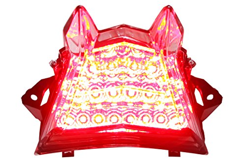 Motodynamic Integrated Sequential LED Tail Lights Clear Lens compatible with 2009-2014 BMW S1000RR HP4