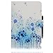 iPad Mini Case - LittleMax Synthetic Leather Auto Wake/Sleep Stand Case [Card Holder] Flip Folio Wallet Case Cover for iPad Mini 3/2/1 [Free Cleaning Cloth,Stylus Pen]-03 Dandelion