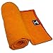 Yoga Mate Soft, Sweat Absorbent, Non-Slip Bikram Yoga Mat Size Towel, Orange | Red Trim