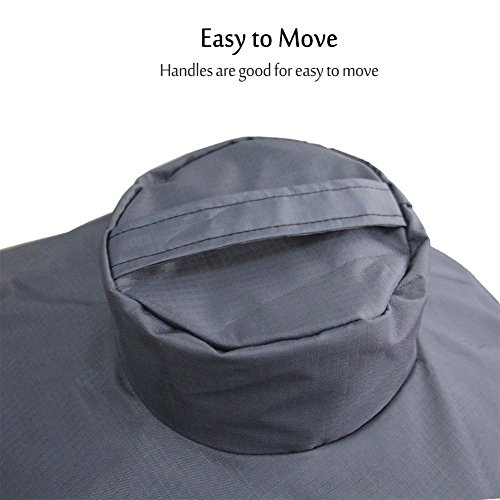 KAMaster 29 in Grill Full Cover for Large Big Green Egg,Kamado Joe Classic Ceramic Grill,29 Inch Dia Waterproof Outdoor Grill Cover Smoker Accessories Long Enough to Cover Wheel - Thumbnail 2