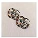 tianshiya Women's Fashion Earrings Large Size Y/S Letter Drop Earrings Metal Gold or Silver (GG Stud)