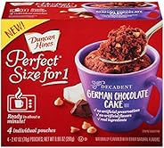 Duncan Hines Perfect Size for 1 Breakfast Muffin & Cake Mix, Ready in About a Minute, Blueberry Muffin, 4 