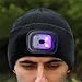 EZGO Extremely Bright LED Lighted Beanie Cap, Unisex Lighted Headlamp Hat, Perfect Hands Free Flashlight for Hunting, Camping, Jogging, Grilling, Handyman Working and More