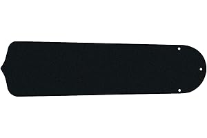 Craftmade BCD52-FB Contractor's Standard Series Fan Blades Replacement 52-Inch, Flat Black, Set of 5