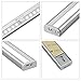 OxyLED Motion Sensor Closet Lights Under Cabinet Lighting, USB Rechargeable, Stick-on Wireless Wardrobe Light Bar, Security Light for Kitchen, Stairs, Closet Lightening, 36 LEDs, T-02 Plus, 3-pack