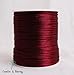 Craft And Party, Wine Rattail Stain Nylon Cord, 2mm x 100 Yards Rattail Cords, Chinese Knotts, Kumihimo Cords