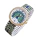 joyliveCY Women Steel Watch Vintage Casual Watch Skull Peacock Owl Watch Female Dress Wristwatch