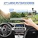 Dash Cams for Cars Front and Rear with Night Vision, 4 Inches Large IPS Screen, Car Camera with 8 Led Lights, 1080P Full HD Dual Lens Dash Cam, 170 Wide Angle, Loop Recording, G-Sensor