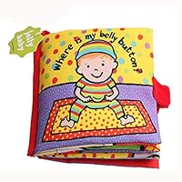 My Belly Button Non-Toxic Fabric Baby Soft Cloth Book; Early Learning Educational Toy for Toddlers, Babies, Infants and Kids 3~36 Months - Funny Stereoscopic Book,, Baby Shower