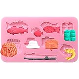 Funshowcase Pool or Sea Fishing Hoildays Candy Silicone Mold