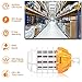 80W LED Drop Light For 250-300W HID/HPS/MH Replacement, 10070 Lumens, Spring Loaded Safety Latch, High Bay Lighting, Wire Guard, US Plug, 100-277VAC Rated, UL Listed & DLC Qualified (5000K Cool White)