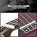 Kmise Beginner Ukulele Kit 4 String Vintage Soprano Ukele Right Hand 21 Inch Hawaiian Ukuleles With Starter Pack ( Gig Bag Tuner Strap String Instruction Booklet ) (KME21S)