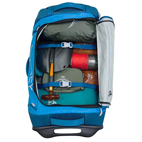 Osprey Rolling Transporter 120 Duffel Bag, Kingfisher Blue Pricepulse
