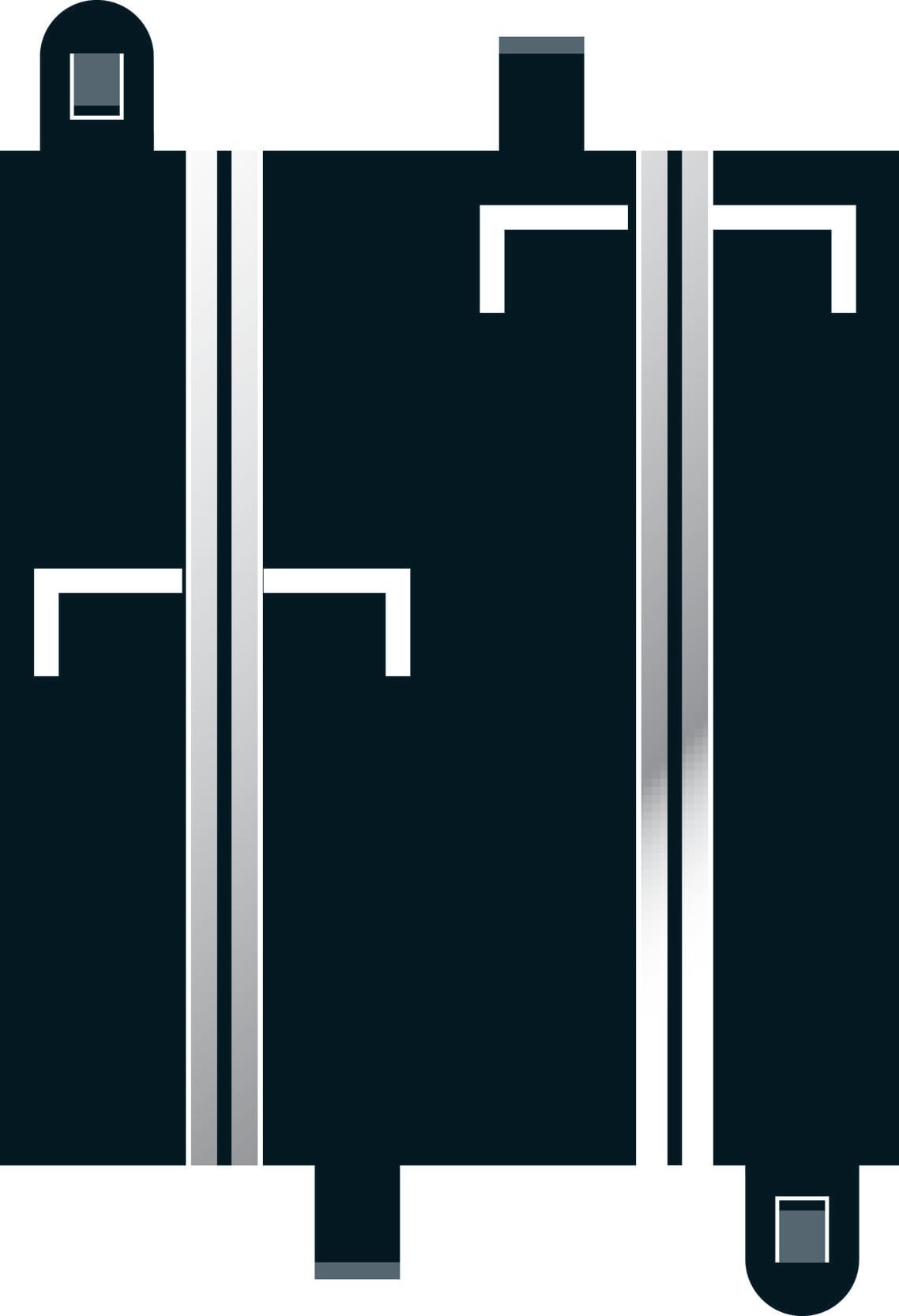 Scalextric Digital C7018 Starter Grid (1/2 Straight X 2) 1:32 Scale Accessory