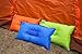 WACOOL Inflatable Travel Camp Pillow, Self Inflating Travel Camp Pillow, Air Travel Camp Pillow (Blue)