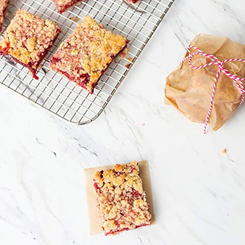 KITCHENATICS Cooling Racks and Pan/Rack Sets (Half Sheet Pan & Rack Set W/Parchment Paper)