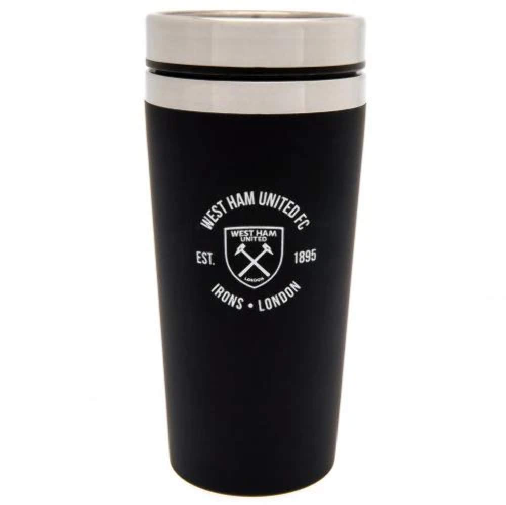 West Ham United FC Executive Travel Mug (One Size) (Black)