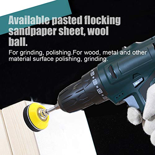 Swpeet 10Pcs 2 Inch (50mm) Sanding Discs Pad Kit, Including 5Pcs 1/4