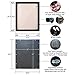 Shadow Box Frame Wood Display Case for Awards Medals Photos - Ready to Hang - Memory Box (12x15, Black)