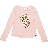 Tommy Hilfiger Girls' Sport Long Sleeve T-Shirt, Crew Neckline, Lightweight & Stretchy