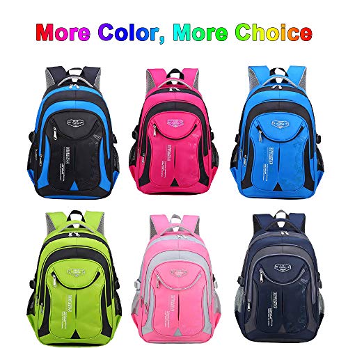 OliompBackpack for School Kids, Casual Outdoor School backpack for Boys and Girls, Lightweight