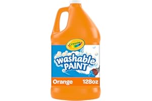 Crayola 54-2128-036 Washable Paint, Gallon Size, Orange