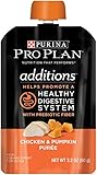 Purina Pro Plan Meal Enhancements for Dogs, Savor Additions Chicken & Pumpkin Puree, 3.2-Ounce Pouch, Pack of 14