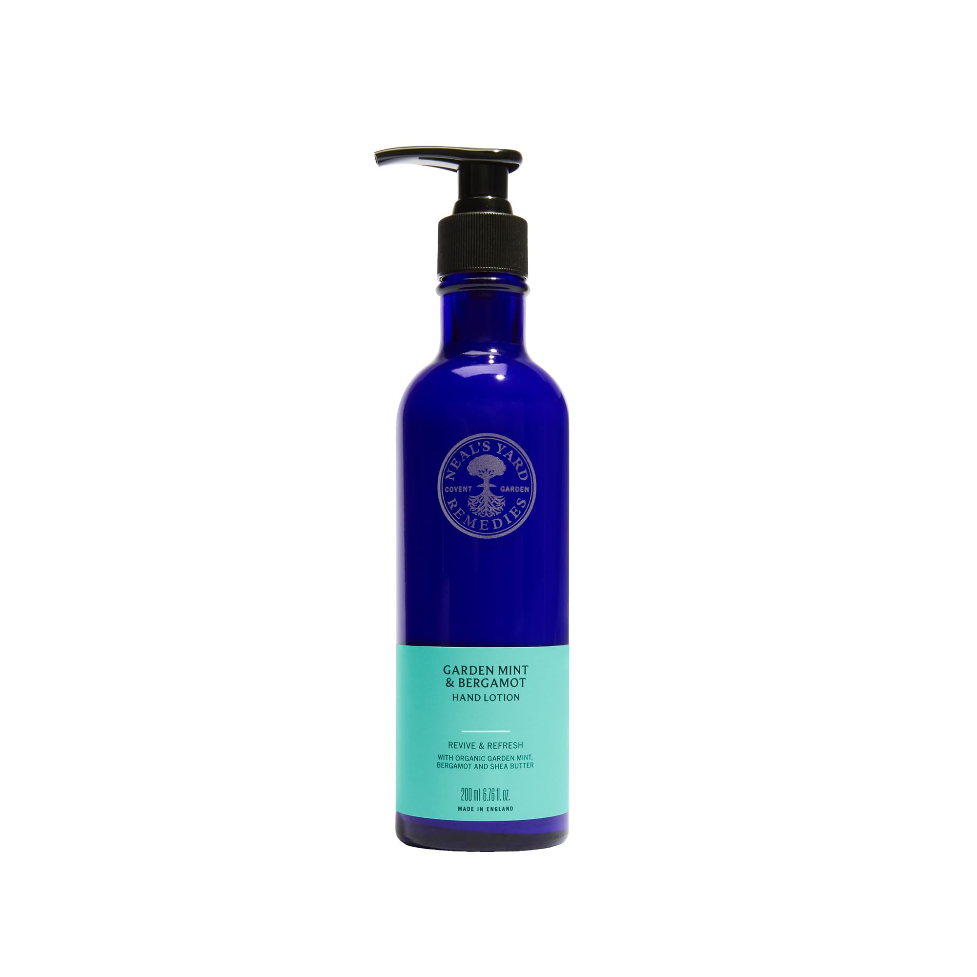 Neal's Yard Remedies Garden Mint & Bergamot Hand Lotion | Invigorating Organic Oils | 200ml