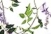 Miracliy Artificial Flowers Vine 2 Pcs 6.6ft Fake Silk Wisteria Ivy Vine Rattan Hanging Garland for Home Party Wedding Decor, Purple