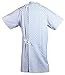 Zoyer Patient Gowns (4 Pack) with Back Tie-Hospital Gowns for Men and Women-Fits All Sizes Up to 2XL - 46