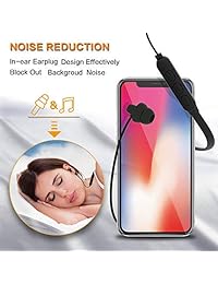 MAXROCK   Auriculares inalámbricos para dormir   correa de bloqueo de ruido para el cuello, auricular para dormir Bluetooth 4.1, carga rápida inalámbrica, auriculares para dormir para insomnio, dormir lateral, ronquidos, relajación y deportes