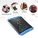 NEWYES 8.5 Inch Electronic Writing Board Doodle and Scribble Notepad Erasable Magnetic Drawing Memo for Kids (Blue+case)