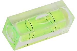 5 Pcs Mini Level, 15x15x40mm Square Bubble Level, Acrylic Bubble with Clear Design, Ideal for Camera Head & Accuracy Instrume