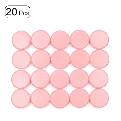 Imanes para nevera (20 unidades, 30 mm), color rojo, color rosa ...