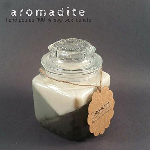 Customized Layered jar soy candle, pick 3 colors, hand-poured soy candle ,10 oz