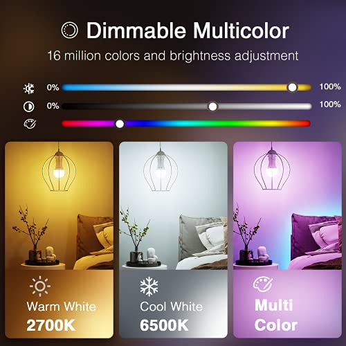 Smart Light Bulb, Gosund RGB Color Changing LED Bulbs That Works with