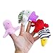 FunsLane Ocean Animal Finger Puppets Soft Baby Educational Hand Toy Sea Animal Finger Puppets Plush Toys for Kids Story Time 10 Pcs
