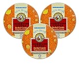 Nin Jiom - Herbal Candy - Tangerine-Lemon Flavor Tin (60 G.) - 3 Tins