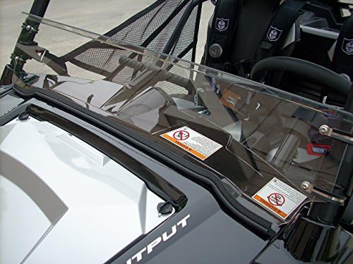 POLARIS RZR 800 570 900 (doesnt fit 2015+ 900) 1/4" Thick HALF WINDSHIELD