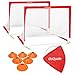GoSports Portable Pop Up Soccer Goals for Backyard - Kids & Adults - Set of 2 Nets with Agility Training Cones and Carrying Case (Choose from 2.5', 4' and 6' Sizes)