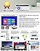 HD LCD Wireless Smart Home Projector with WiFi Bluetooth 5000 Lumen High Brightness 2019 New Digital Zoom Android Video Projector for Gaming TV Movies, HDMI USB VGA AV Aux Audio for Outdoor/Indoorthumb 2
