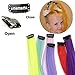 Kyerivs Colored Hair Extension 24 pcs Multi-Colors Party Highlights Clip in Synthetic Rainbow Hairpiece 22inch Straight Hair Halloween Cospaly Dress up Fashion Christmas Gift For Kids Girls 12 Colorthumb 2