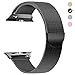 yamen Compatible for Apple Watch Band 38mm 40mm Women Milanese Loop for iwatch Band Series 2 Series 3 Series 4 Black
