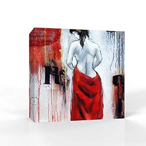 Elegant Red Flowers Pictures Home Wall for Bedroom...